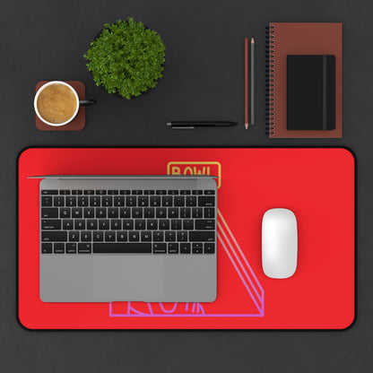 Desk Mat: Bowling Red