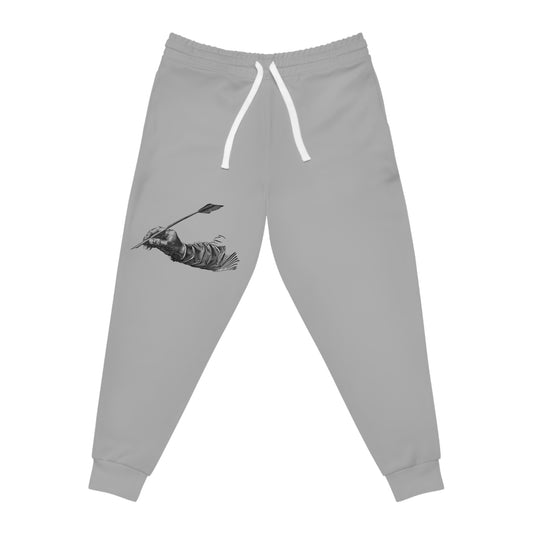 Athletic Joggers: Writing Lite Grey