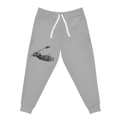 Athletic Joggers: Writing Lite Grey