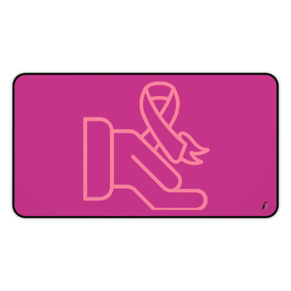 Desk Mat: Fight Cancer Pink