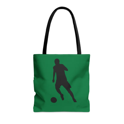 Tote Bag: Soccer Dark Green