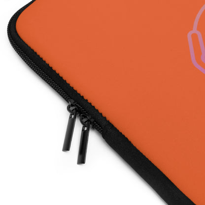 Laptop Sleeve: Bowling Orange