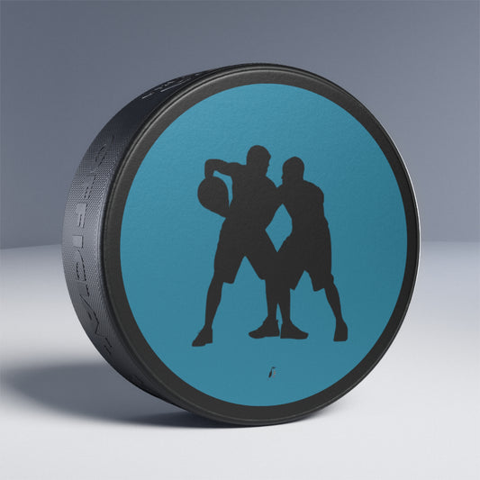 Hockey Puck: Basketball Turquoise