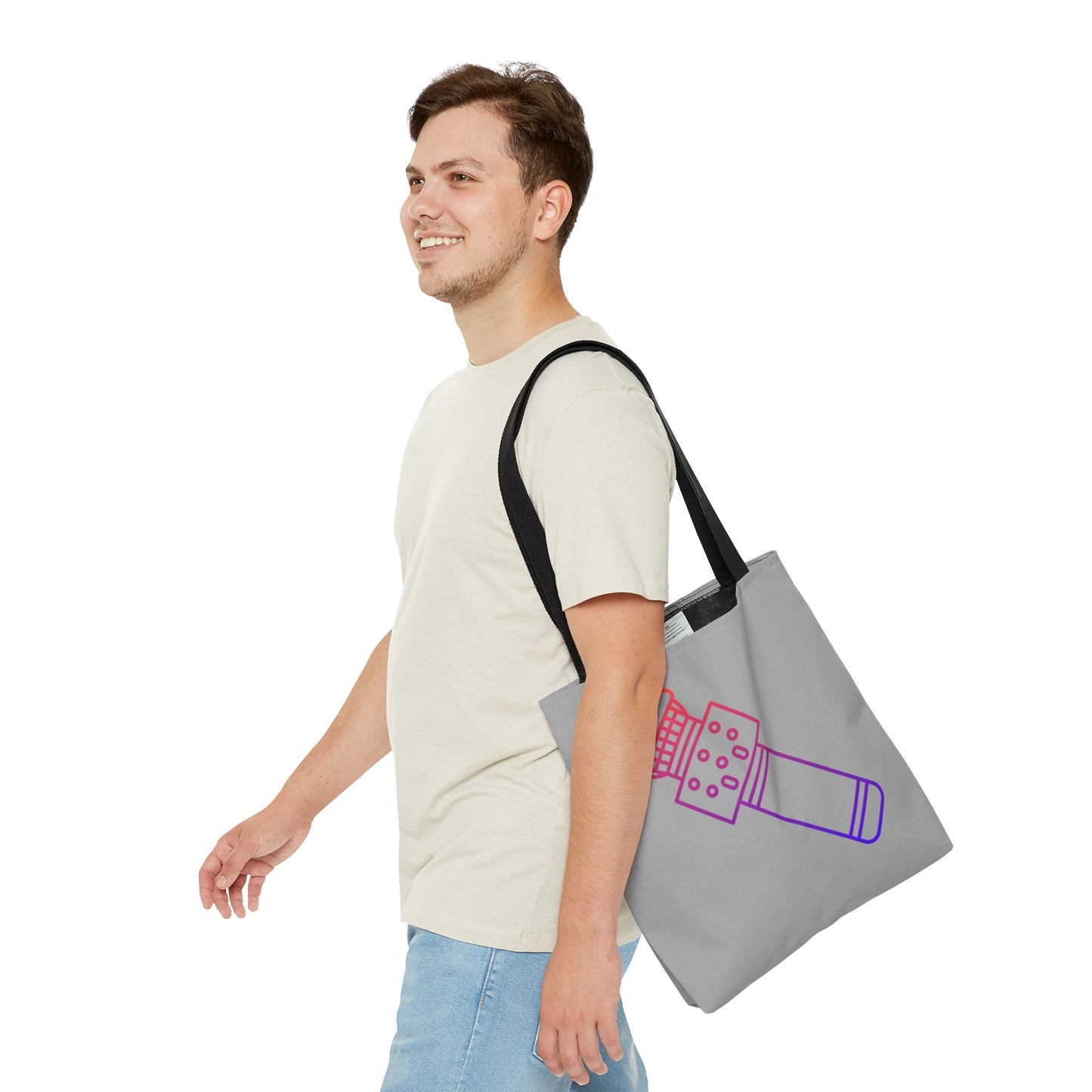 Tote Bag: Music Lite Grey