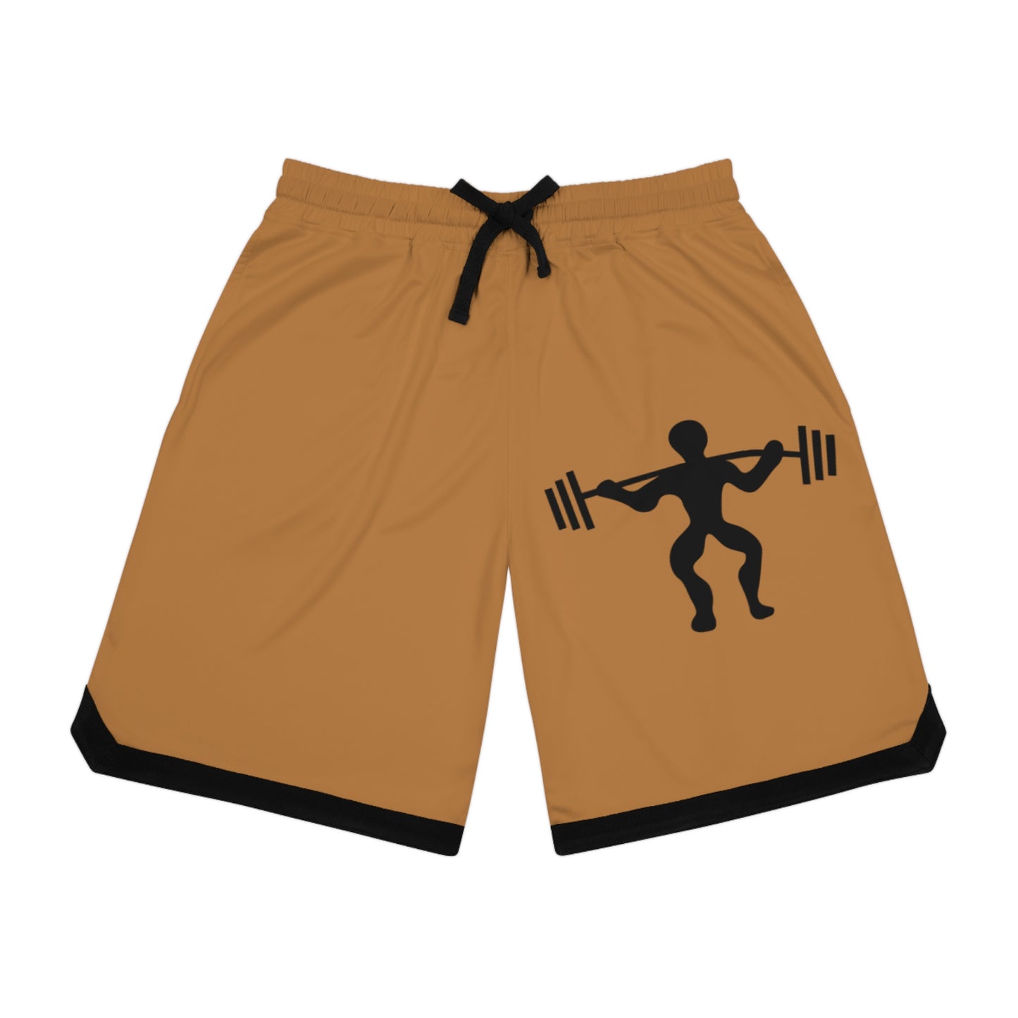 Basketball Rib Shorts: Weightlifting Lite Brown