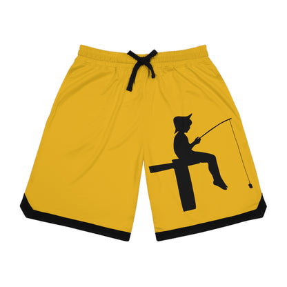 Basketball Rib Shorts: Fishing Yellow