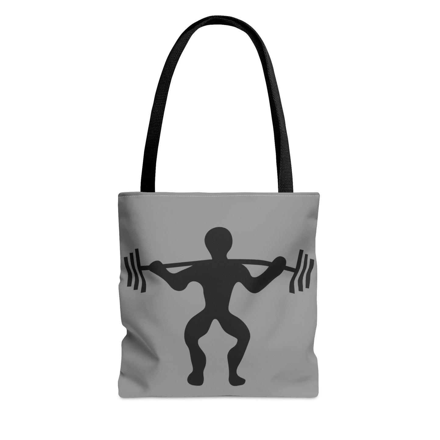 Tote Bag: Weightlifting Grey