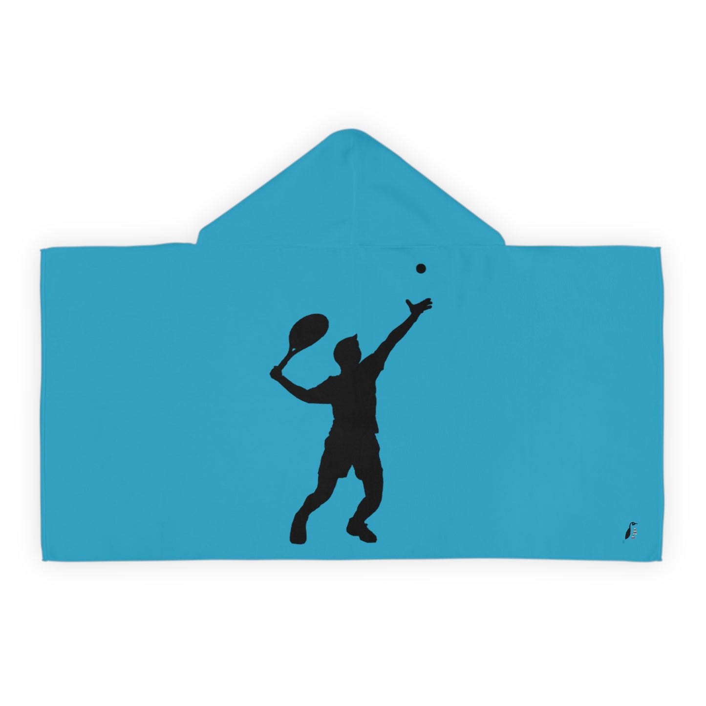 Youth Hooded Towel: Tennis Turquoise