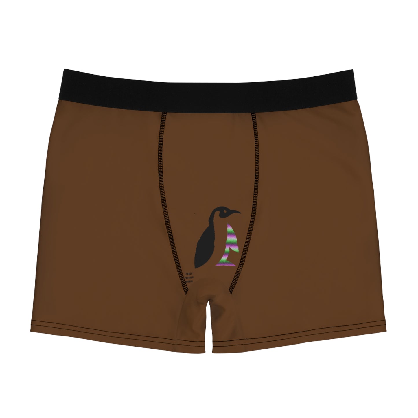 Men's Boxer Briefs: Baseball Brown