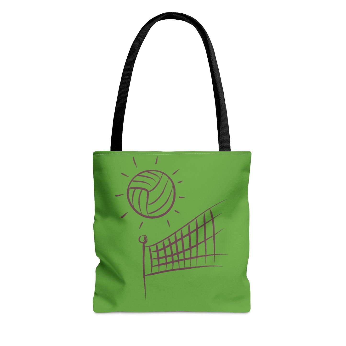 Tote Bag: Volleyball Green