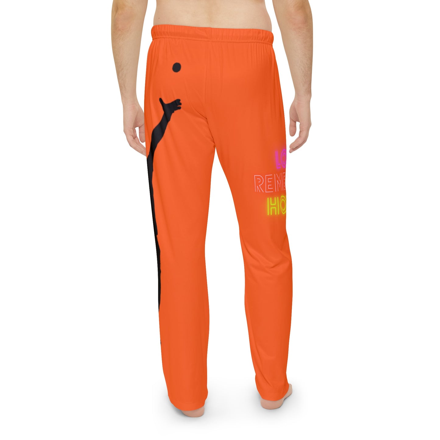 Men's Pajama Pants: Tennis Orange