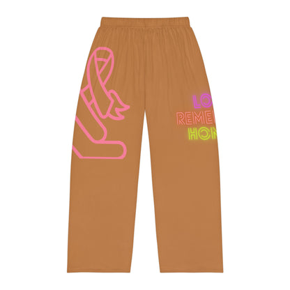 Men's Pajama Pants: Fight Cancer Lite Brown