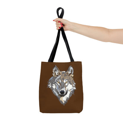 Tote Bag: Wolves Brown