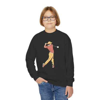 Youth Crewneck Sweatshirt: Golf 