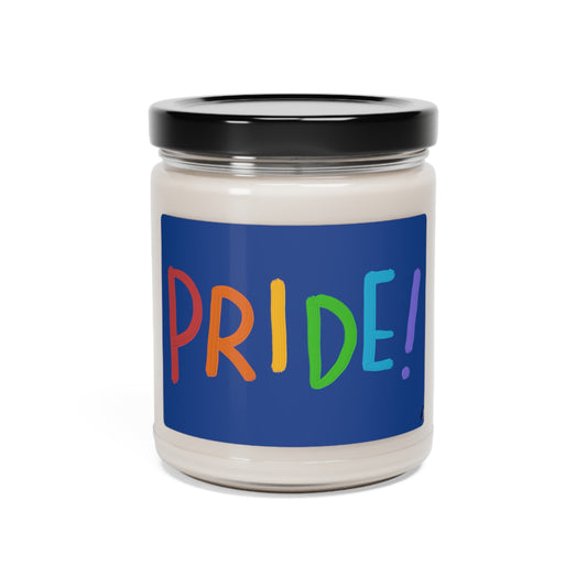 Scented Soy Candle, 9oz: LGBTQ Pride Dark Blue