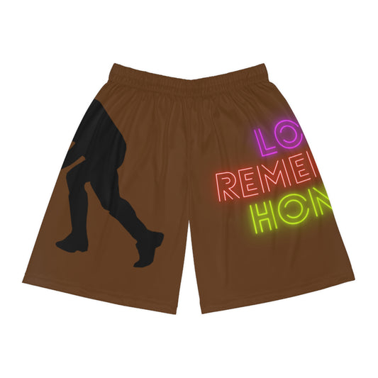 Basketball Shorts: Hockey Brown