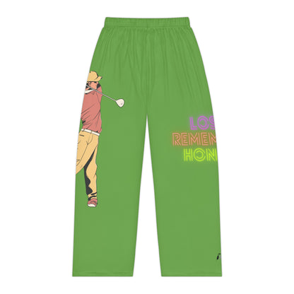 Pambabaeng Pajama Pants: Golf Green