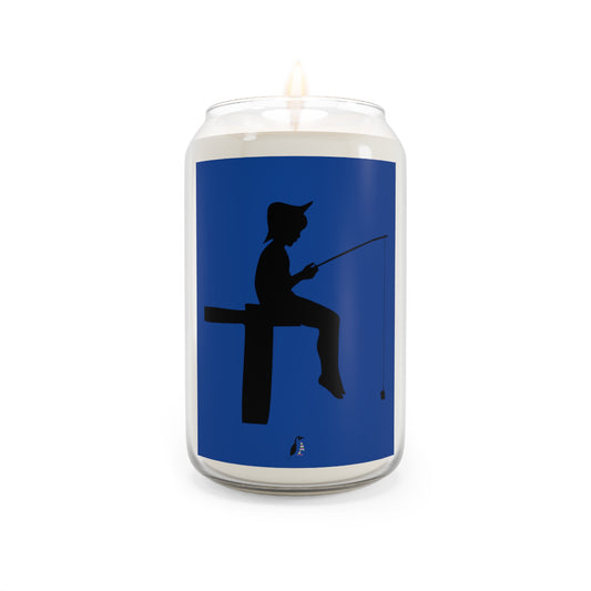 Scented Candle, 13.75oz: Fishing Dark Blue