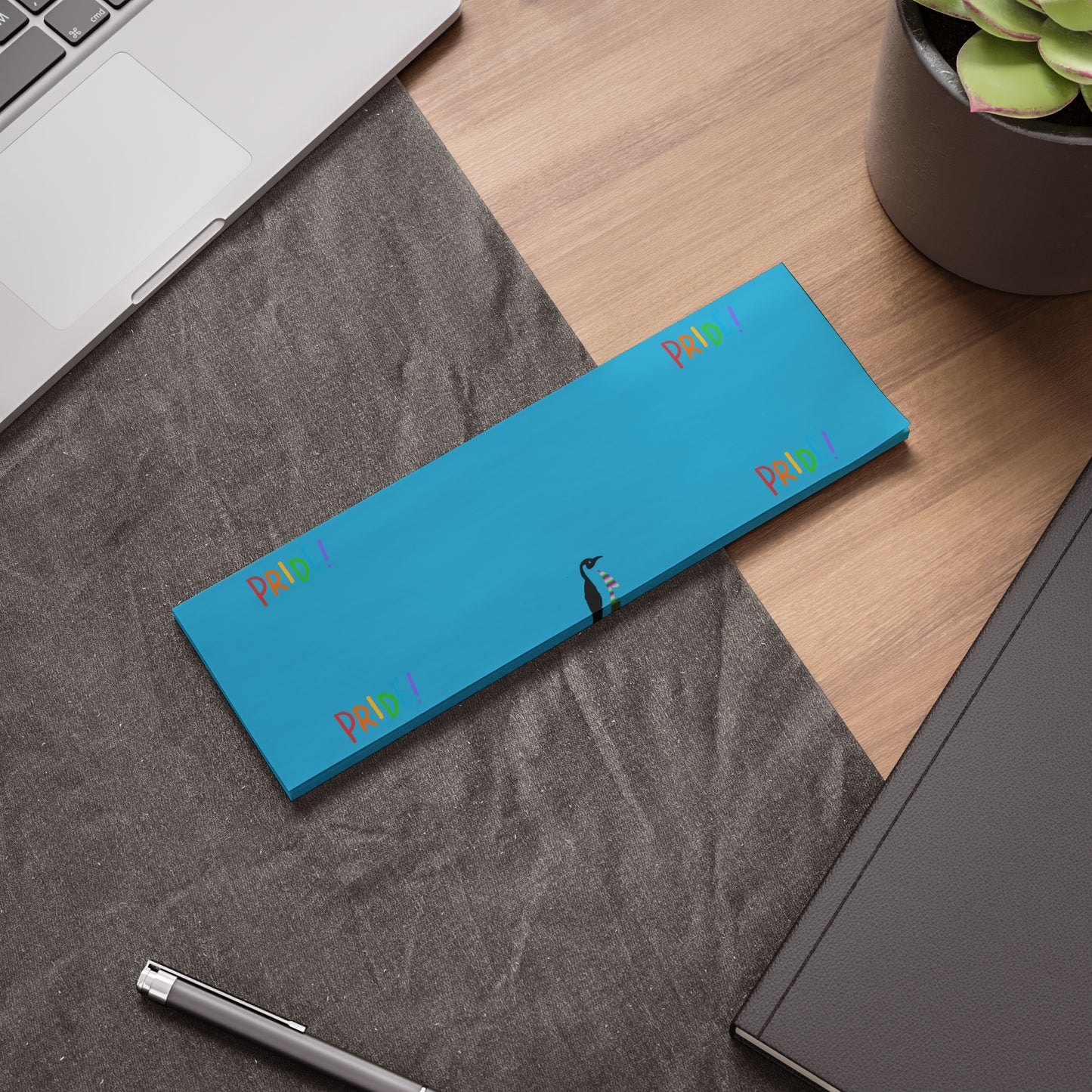 Post-it® Note Pads: LGBTQ Pride Turquoise