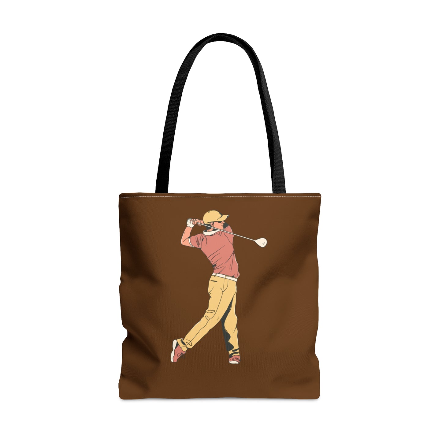 Tote Bag: Golf Brown