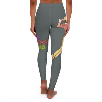 Women's Spandex Leggings: Golf Dark Grey