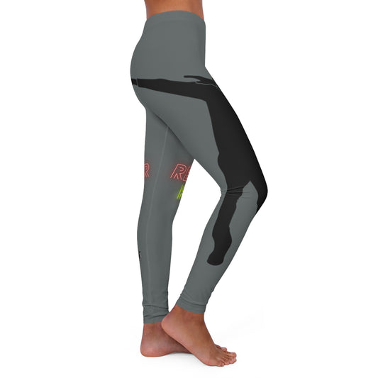 Women's Spandex Leggings: Dance Dark Grey