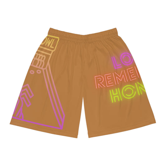 Basketball Shorts: Bowling Lite Brown