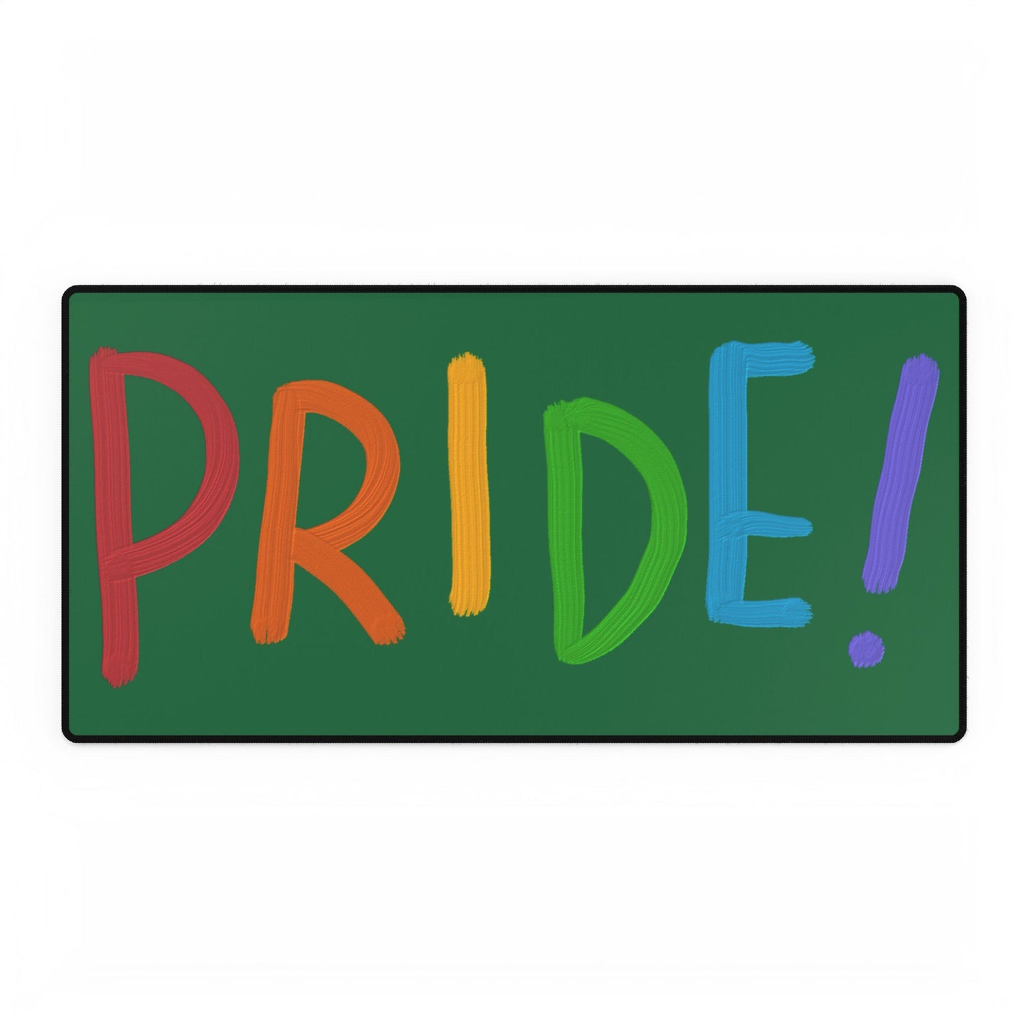 Desk Mats: LGBTQ Pride Dark Green