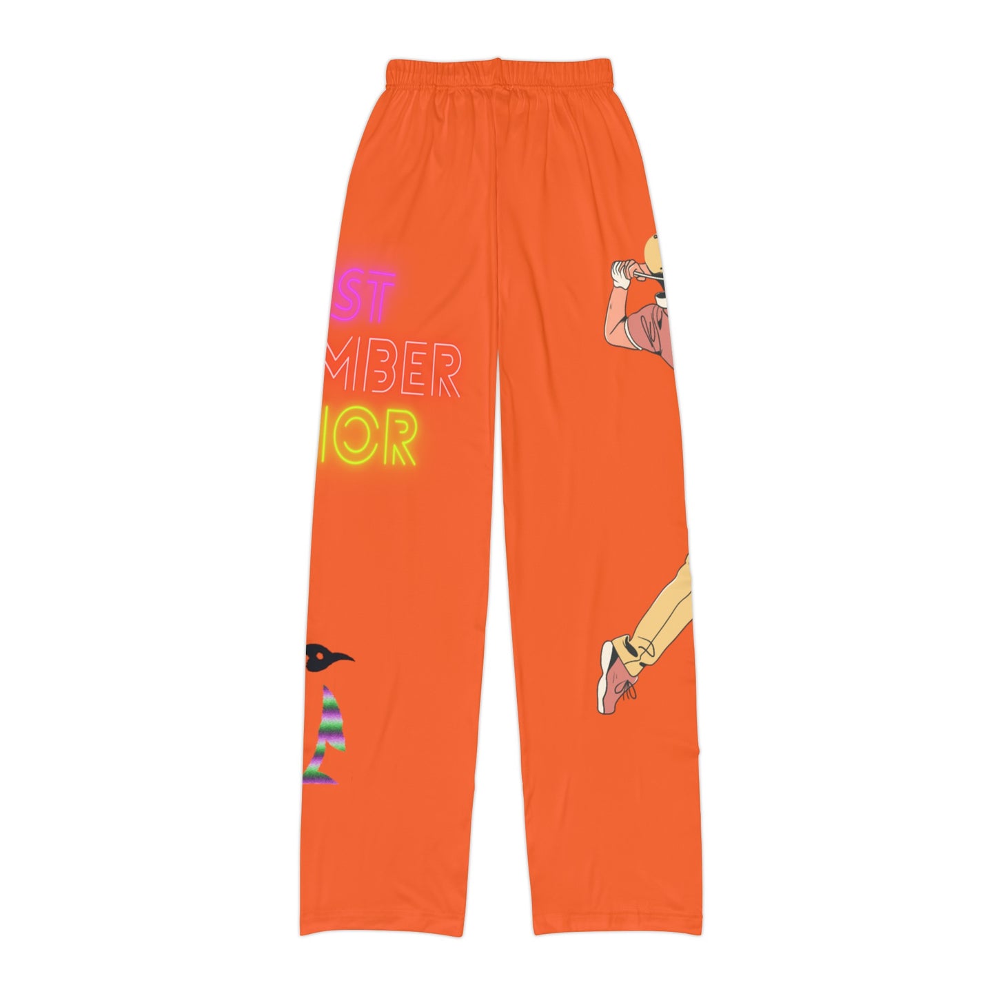 Kids Pajama Pants: Golf Orange