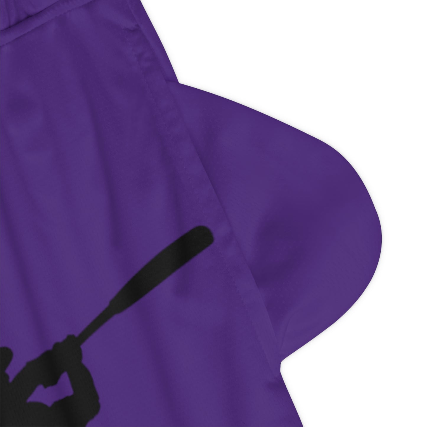 Basketball Rib Shorts: Baseball Purple