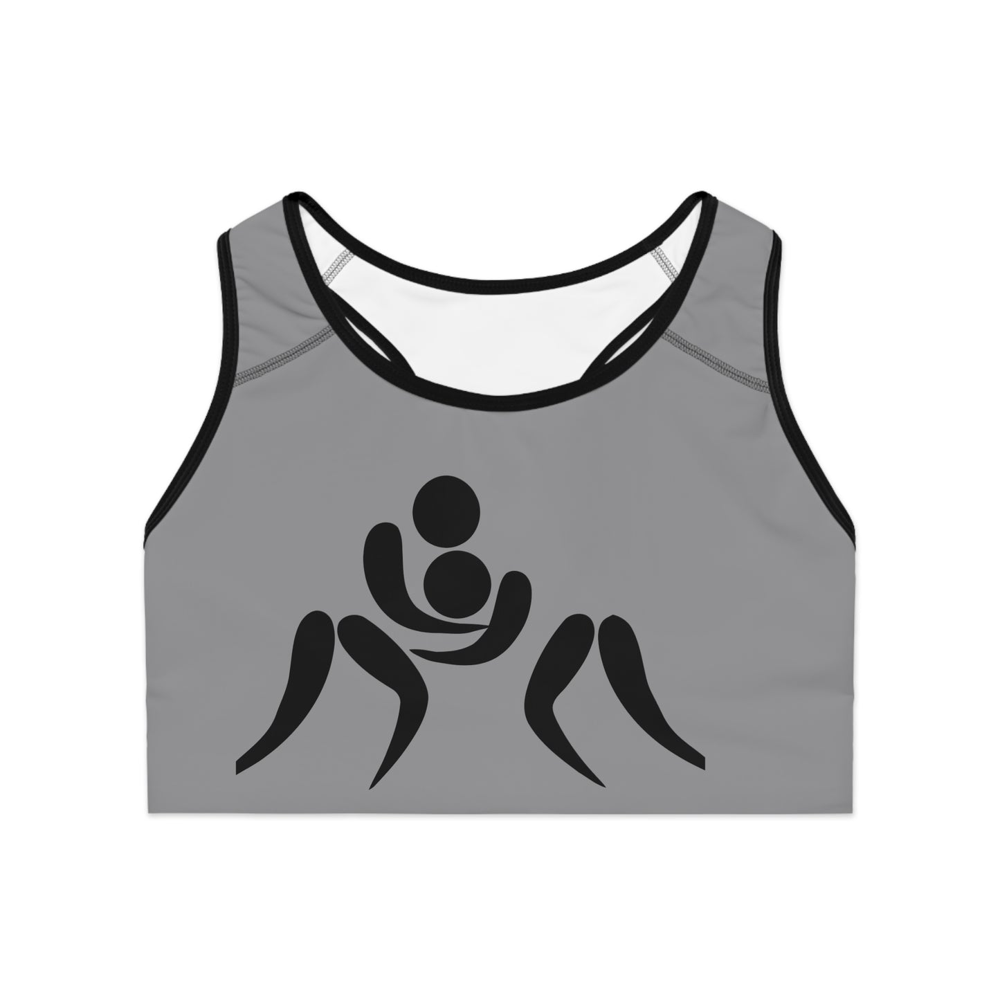 Sports Bra: Wrestling Grey