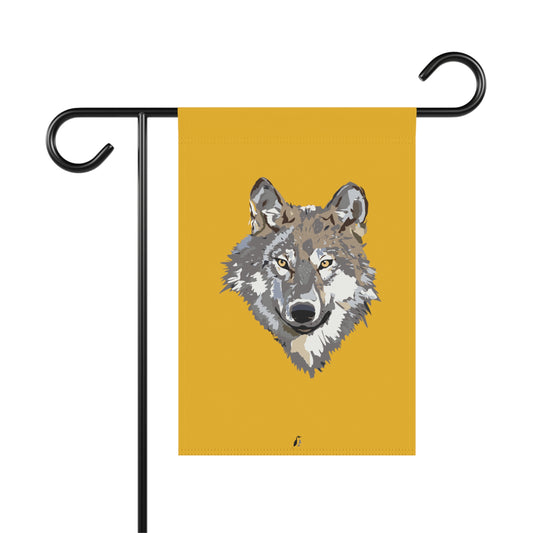 Garden & House Banner: Wolves Yellow