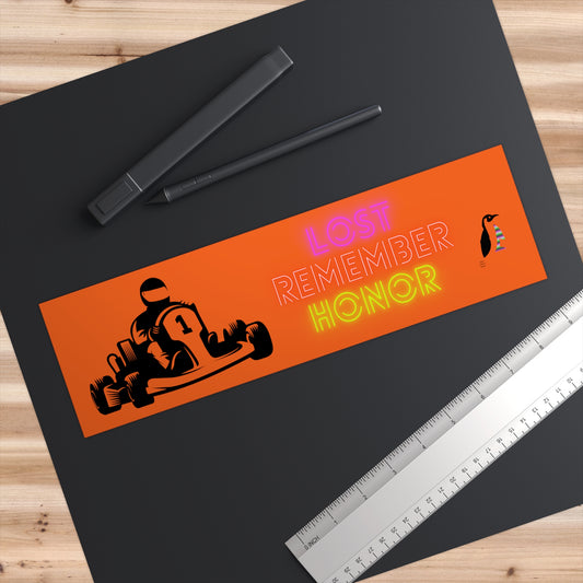 Bumper Stickers: Racing Orange