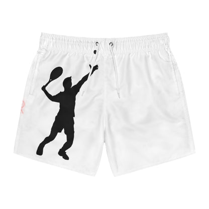 Swim Trunks: Tennis White