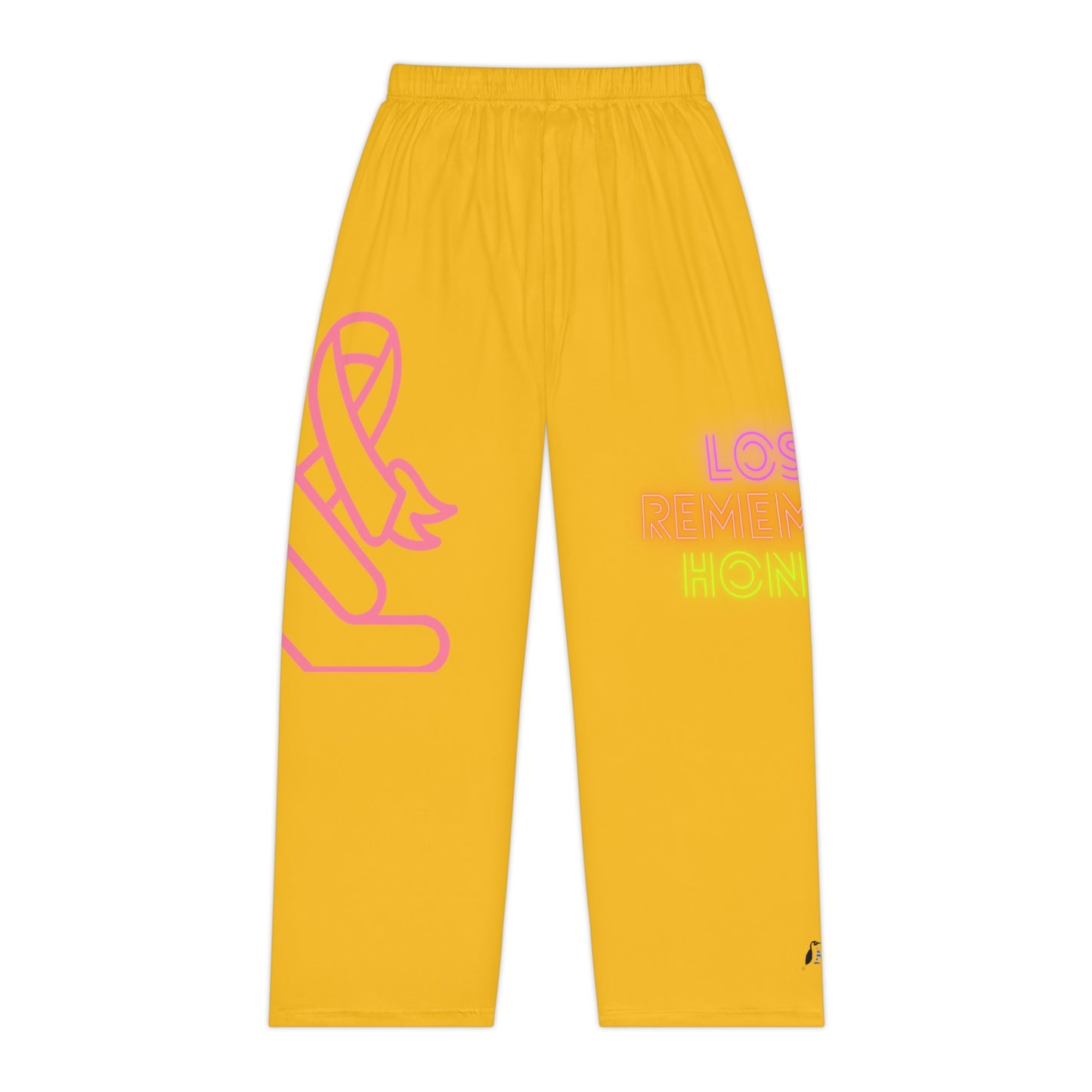 Women's Pajama Pants: Fight Cancer Yellow