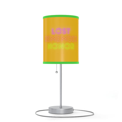 Lamp on a Stand, US|CA plug: Wolves Yellow