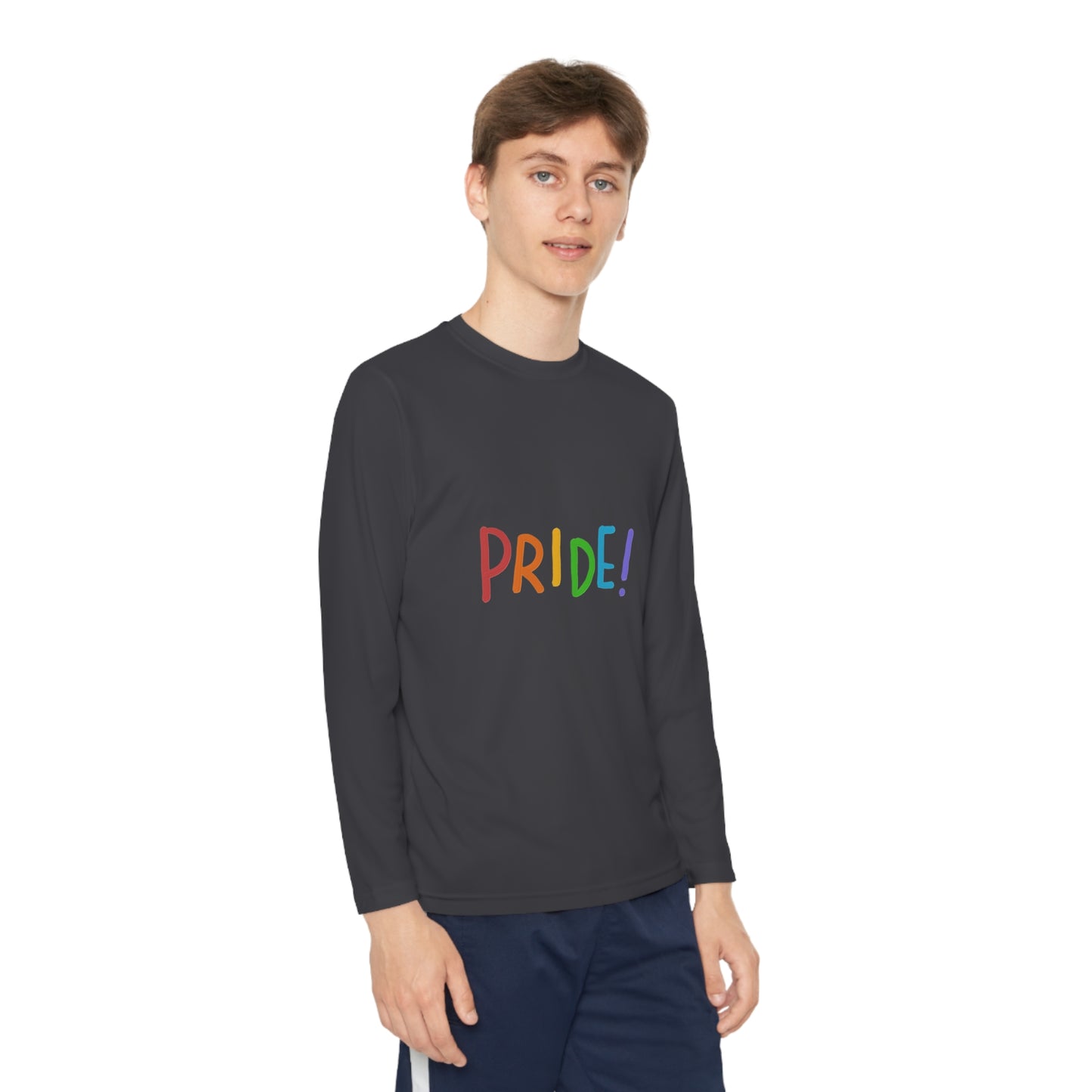 Youth Long Sleeve Competitor Tee: LGBTQ Pride