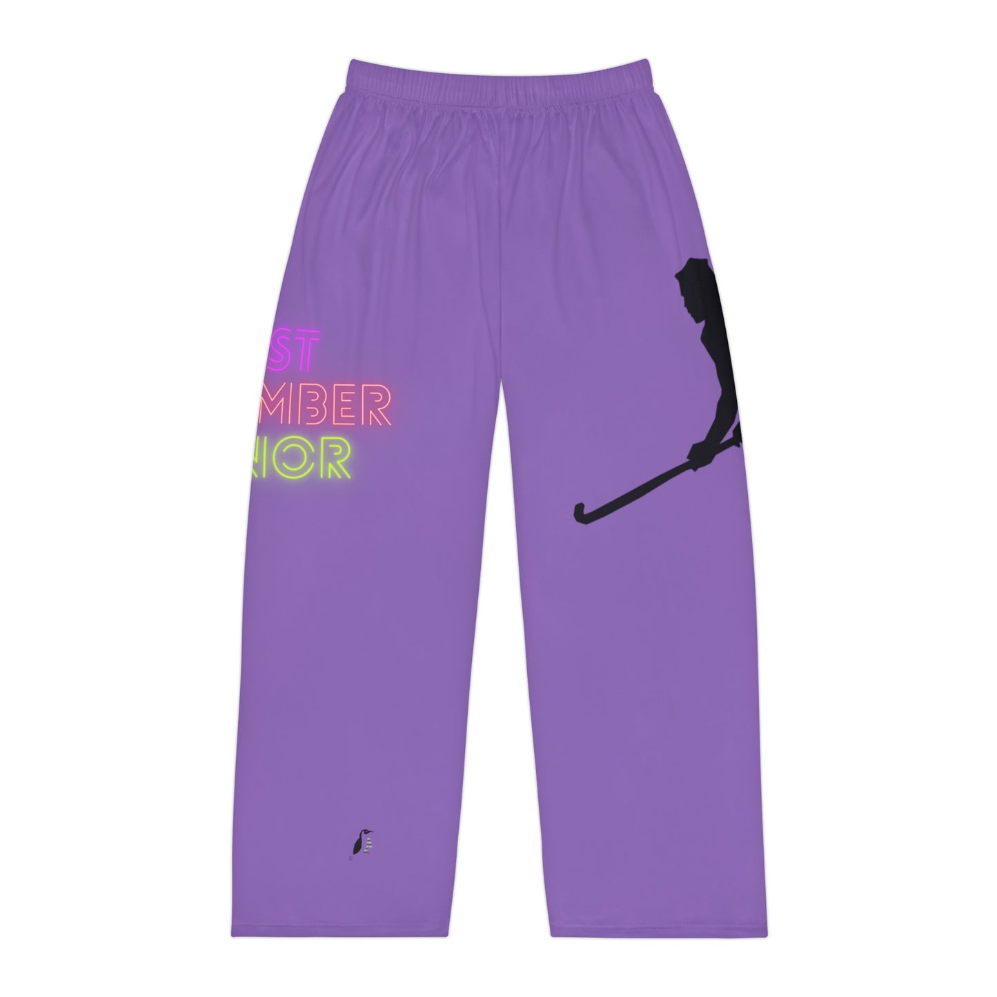 Men's Pajama Pants: Hockey Lite Purple