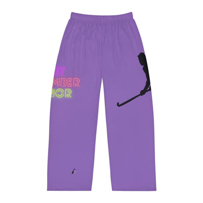 Men's Pajama Pants: Hockey Lite Purple