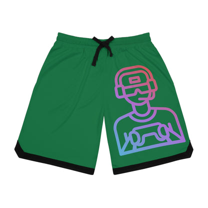 Basketball Rib Shorts: Gaming Dark Green