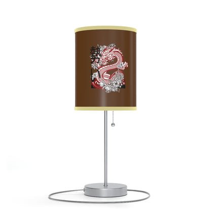 Lamp on a Stand, US|CA plug: Dragons Brown