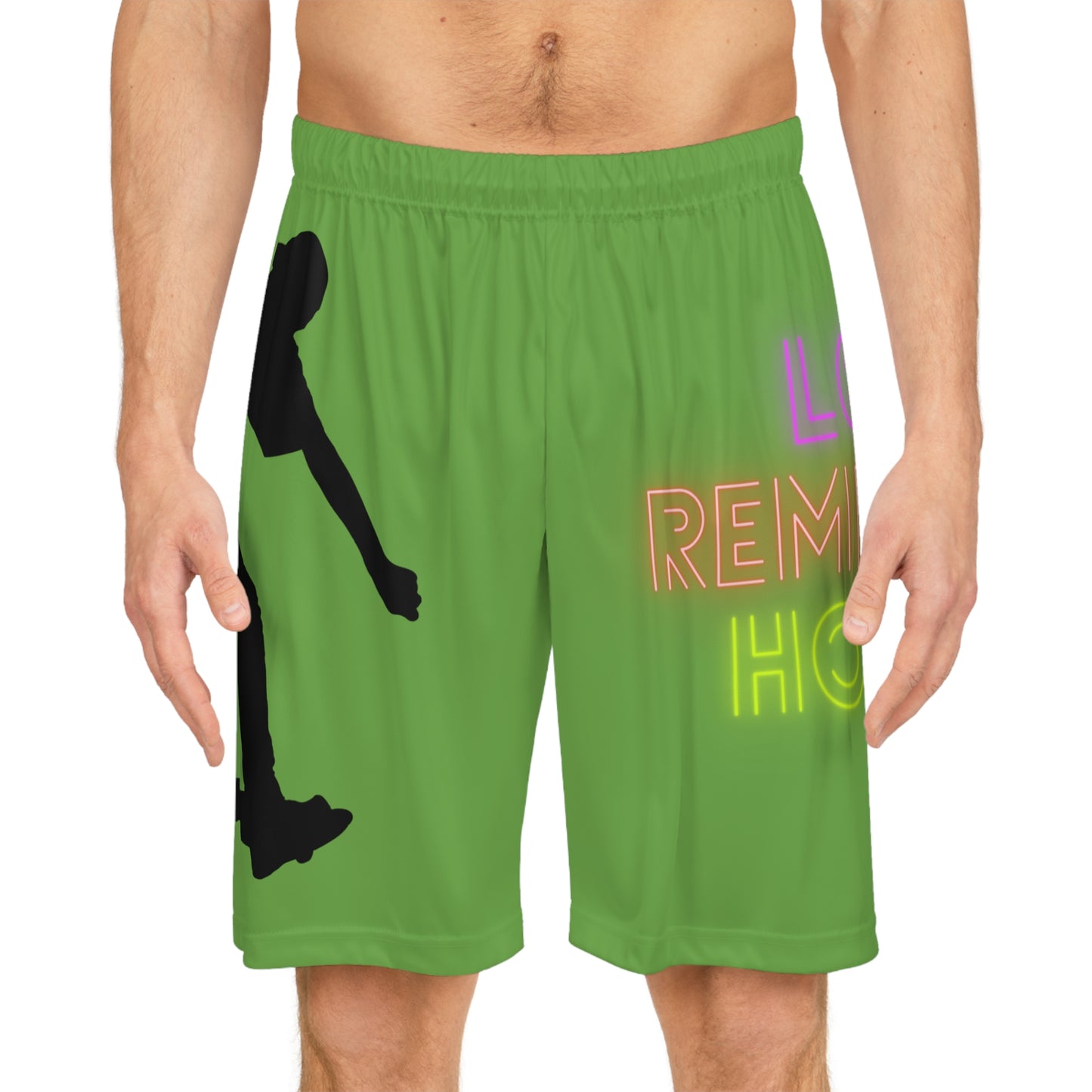 Basketball Shorts: Skateboarding Green