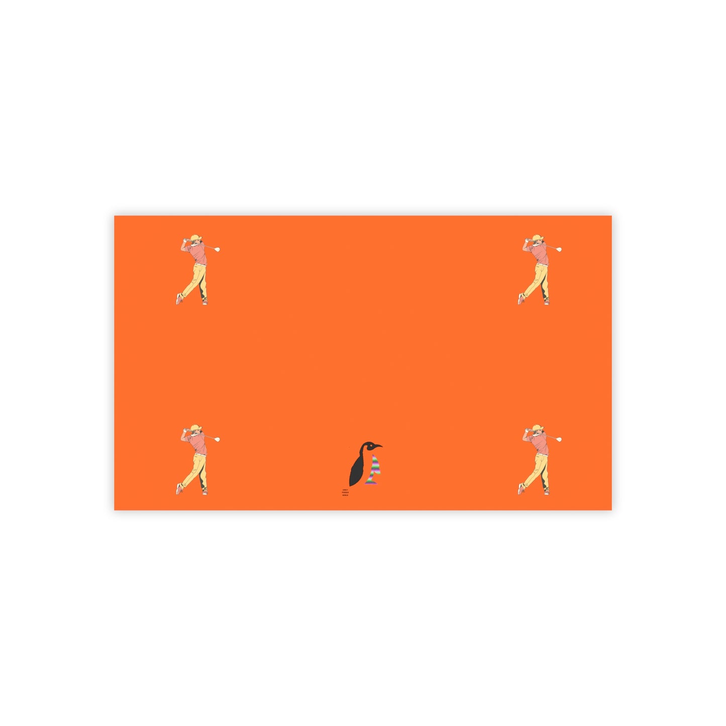 Post-it® Note Pads: Golf Orange