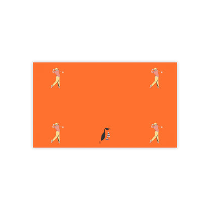 Post-it® Note Pads: Golf Orange