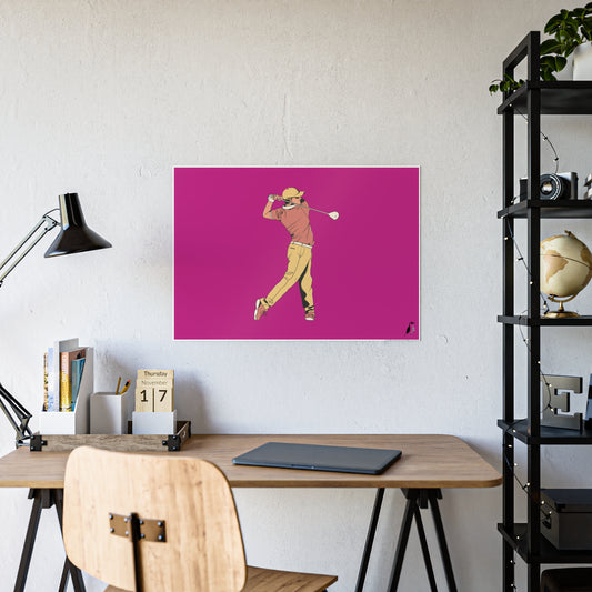 Gloss Posters: Golf Pink