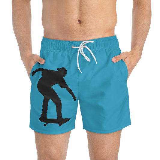 Swim Trunks: Skateboarding Turquoise