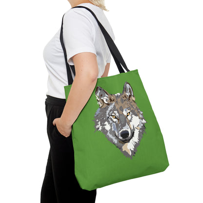 Tote Bag: Wolves Green