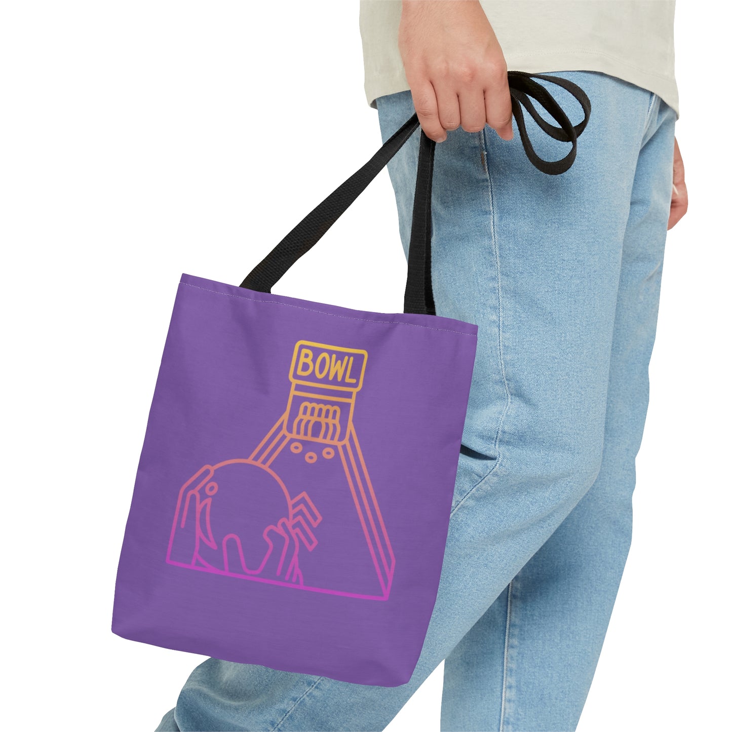 Tote Bag: Bowling Lite Purple