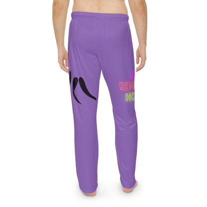 Panlalaking Pajama Pants: Wrestling Lite Purple 