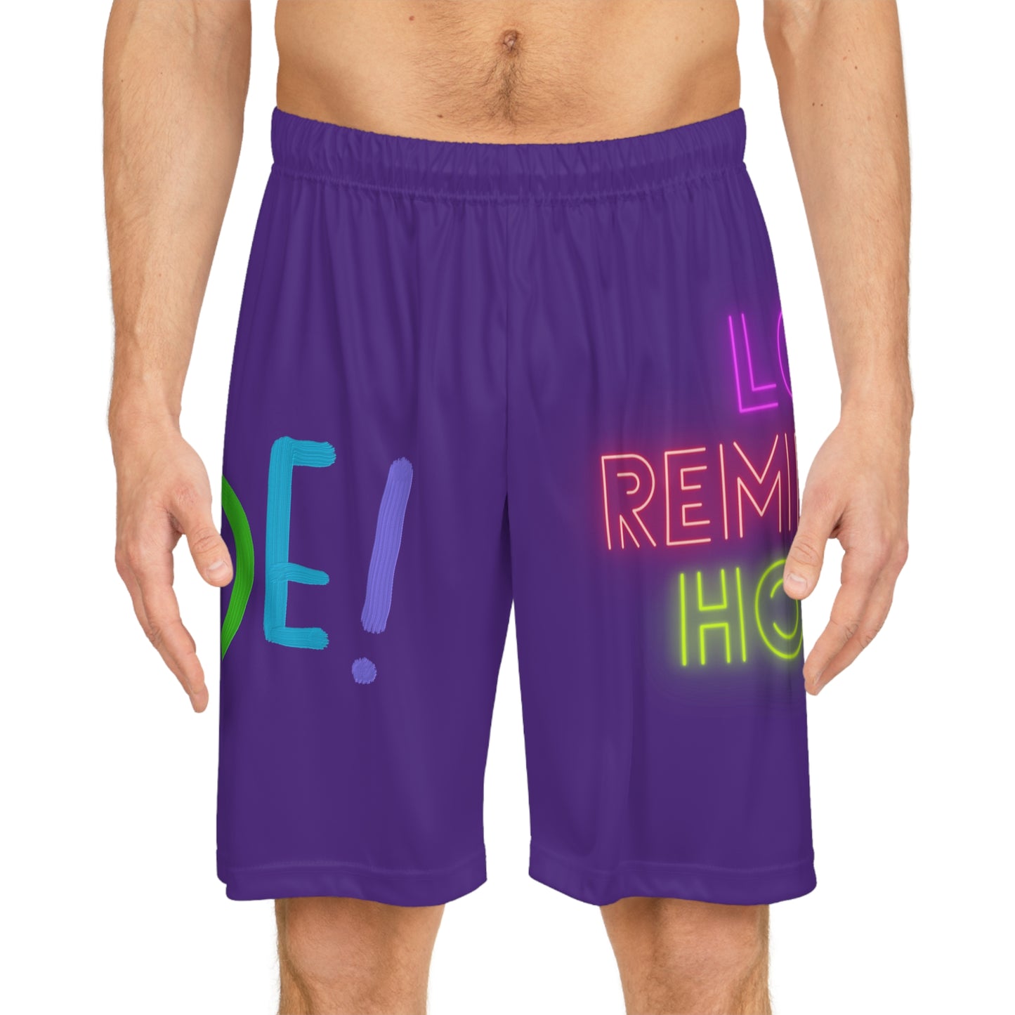 Basketball Shorts: LGBTQ Pride Purple